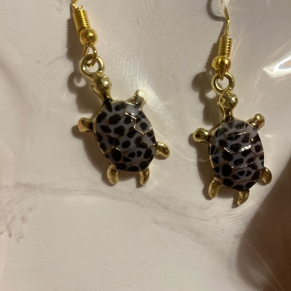 “Turtle” earrings. - Picture 3 of 3